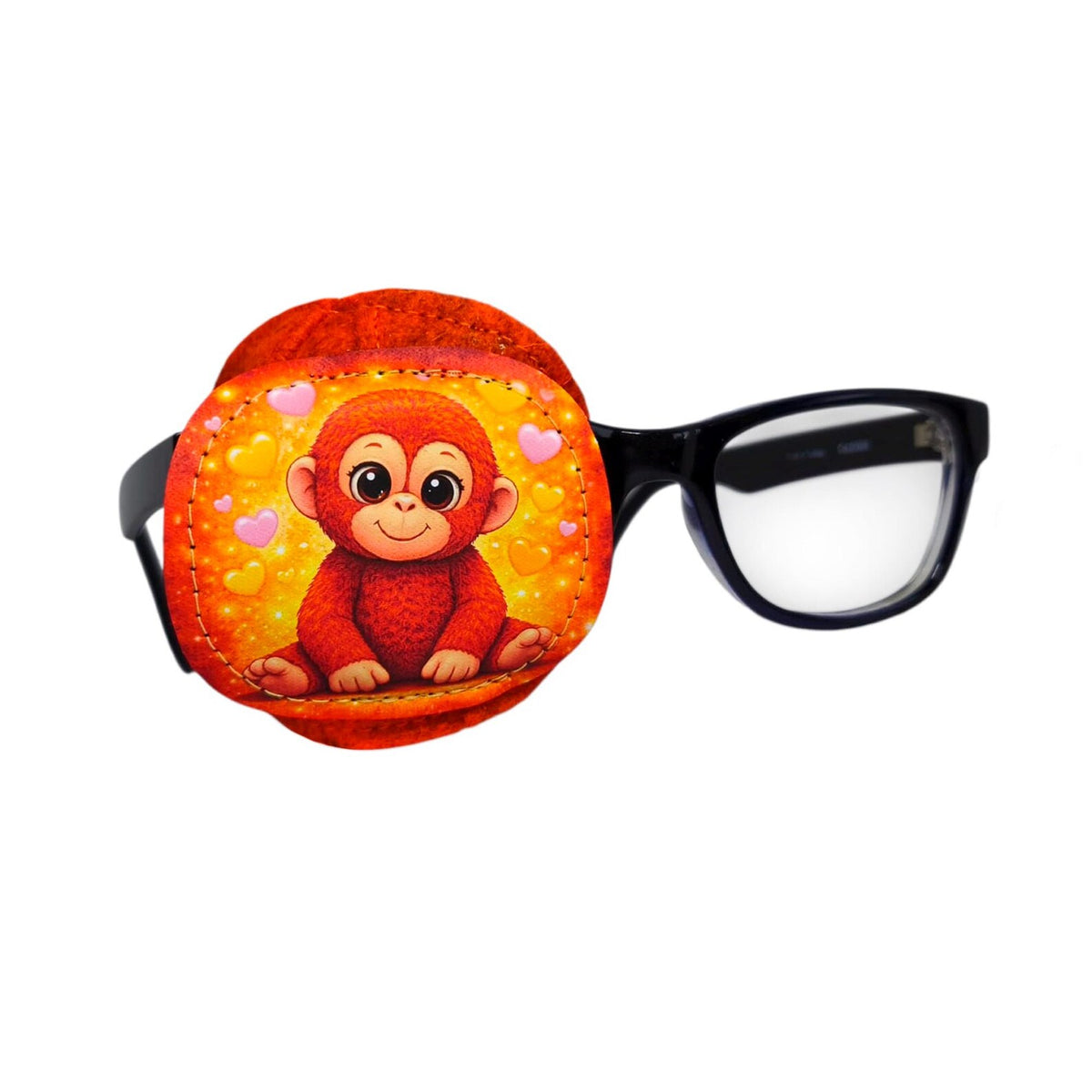 Red Monkey Eye Patch for Glasses - photo 3